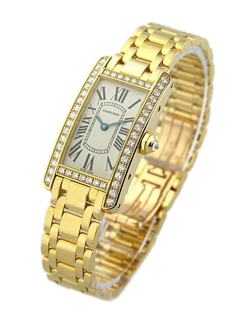 cartier tank americaine gold review|cartier tank americaine with diamonds.